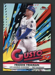 2025 Topps Finest Freddie Freeman Gusto Card G-16 Case Hit! - Picture 1 of 2