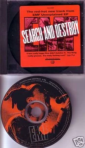 EMF Search & Destroy PROMO CD single IGGY POP STOOGES remake cover version - Picture 1 of 1