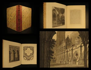 1814 1st ed Salisbury Lichfield Cathedral Church Illustrated Church of England - Picture 1 of 12