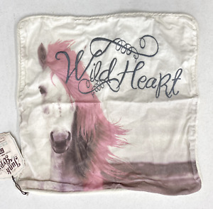 NEW Pottery Barn TEEN Junk Gypsy Wild At Heart Horse 18 "x 18" Pillow Cover