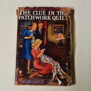 The Clue In The Patchwork Quilt by Margaret Sutton Judy Bolton Mystery #14 1941 - Foto 1 di 16