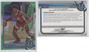 2021-22 Bowman University Aqua Refractor /250 Keon Ellis #75