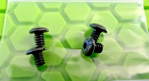 BOB LONG INTIMIDATOR SHORT GRIP SCREWS - SET OF (4)- FITS 2K2/ 2K5/ GEN 4- BLACK - Picture 1 of 4