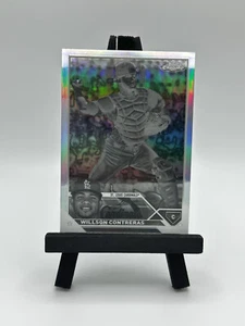 2023 Topps Chrome Willson Contreras #139 Negative Refractor Parallel SP - Bild 1 von 2