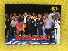 K-1 BRAVES 97 K-1 card BANDAI Japanese F/S