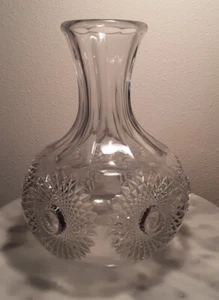 EAPG Heisey Glass Clear Colorless Water Bottle - Picture 1 of 2