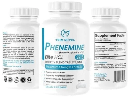 1 bottle of Phen Elite 37.5 Best appetite suppressant and energy pill - Image 1 of 4