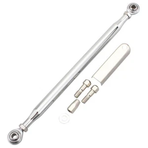 For Harley Davidson Street Glide Aluminum Shifter Rod Round Shift Linkage Link - Foto 1 di 12