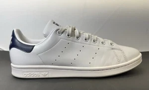 Adidas Stan Smith FX5501 Men’s Shoes Size 10 White Navy - Picture 1 of 9
