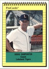 1991 Lakeland Tigers ProCards #284 Doug Carpenter CO