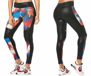 NWT Zumba Fitness Zumba Must Move Ankle Leggings size XS Bold Black (B217) - Picture 1 of 6