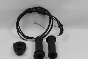 Kawasaki Ninja 1000 ZX1000 16-20 Handle Bar Grips Grip Throttle Sleeve Cables - Picture 1 of 8