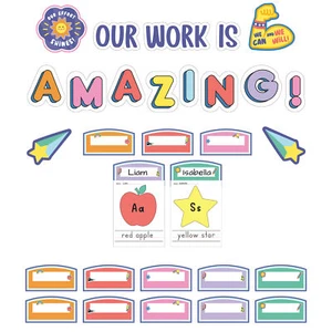 Carson Dellosa We Stick Together Our Work Is Amazing Pre-punched Bulletin Board - Picture 1 of 4