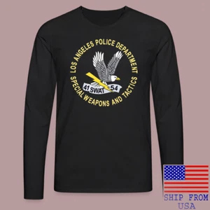 Los Angeles Police Dept. SWAT California Black Size S-2XL - Picture 1 of 1