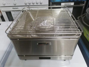 FEUERDESIGN Barbecue portatile a carbonella TEIDE TISCHGRILL inox - Foto 1 di 12