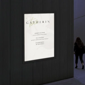 Movie Poster Frame LED Light Box Art Picture Advertising Display Sign Frame 12W - Foto 1 di 15