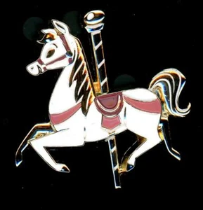 Pin Disney Carrusel Caballo de Minnie Mouse Atracción Principal Rey Arturo - Imagen 1 de 1