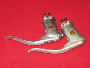 Nuevo de Lote Antiguo Schwinn Gold Dot Dia Compe Palancas de Freno con Capucha Bicicleta Carretera Carrera Schwin - Imagen 1 de 6