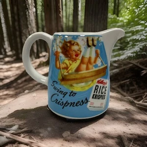 Vintage Kellogg's Rice Krispies Swing To Crispness Kanne - Bild 1 von 10