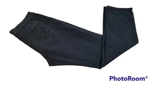 Nine West Jeans Women's 32/14R Dark Blue Date Night Fit Straight Embellished - Picture 1 of 12