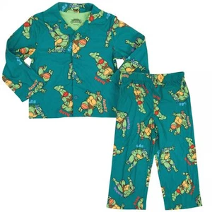 Teenage Mutant Ninja Turtles TMNT Boy's Flannel Character Pajama Set, Size 6 - Picture 1 of 2