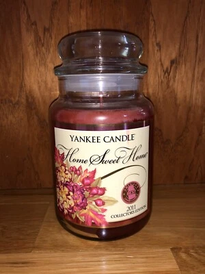 Yankee Candle Home Sweet Home 2011 Collector Edition  22 oz Jar RARE & RETIRED - Photo 1/4