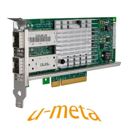 Genuine Intel Ethernet Converged X520-SR2 10Gb/s 2Ports SFP+ PCIe 2.0x8 E10G42BF - Image 1 of 3