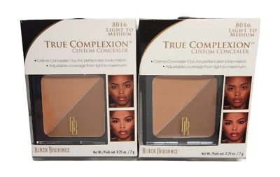 2x Black Radiance True Complexion Custom Concealer 8016 Light to Medium New - Image 1 of 2