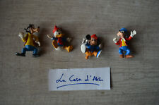 Lot 4 figurines anciennes Dingo Donald Mickey - Bullyland West Germany