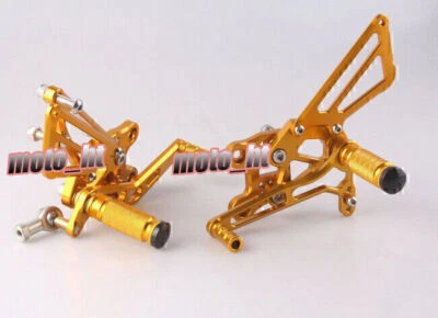 Juego de estriberas traseras ajustables para moto Kawasaki Ninja ZX14R 06-11 Foto 1 de 4