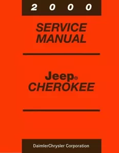 2000 Jeep Cherokee Shop Service Repair Manual Book Engine Drivetrain Wiring - Picture 1 of 8