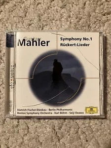 OZAWA, BOSTON SYMPHONY ORCHESTRA: MAHLER SYMPHONY 1/RUCKERT-LIEDER BERLIN CD *VG - Picture 1 of 3