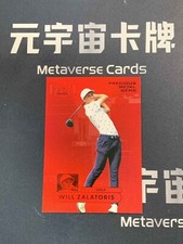 2022 Skybox Metal Universe Champions Will Zalatoris Precious Metal Gems Red /100