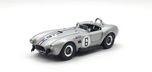 Kyosho 1/64 SHELBY COBRA 427 S/C #6 SILVER diecast car model - Picture 1 of 3