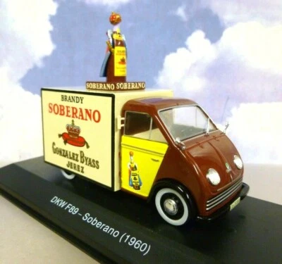 1/43 DIECAST 1960 DKW F89 VAN/TRUCK SOBERANO BRANDY GONZALEZ BYASS JEREZ — 第 1/3 张图片
