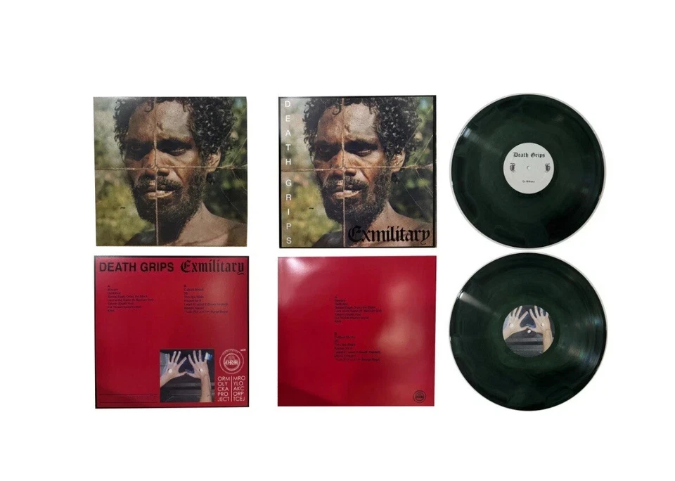 DEATH GRIPS EXMILITARY VINYL 2025 CAMO PRESSING IN HAND x/500 - Image 1 of 2