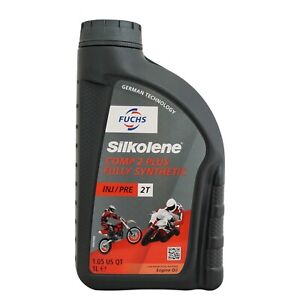 Silkolene Comp 2 Plus Motorcycle 2 Stroke 2T Fully Synthetic Oil x10 / 10L BULK