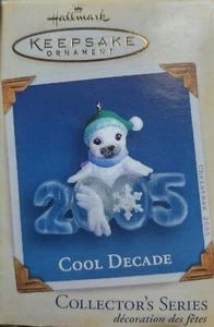 2005 Hallmark Cool Decade Weihnachtsschmuck weißes Siegel - Bild 1 von 1