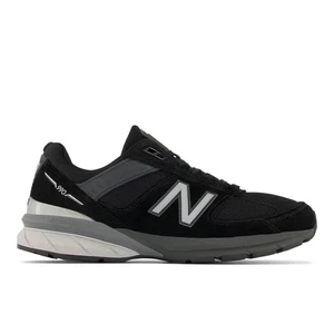 New Balance 990v5 Made in USA Black/Silver M990BK5 Men's Size 9 New - Picture 1 of 9