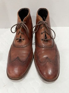 Cole Haan Chukka II Budapester Leder Stiefeletten Braun Herren 13 - Bild 1 von 7