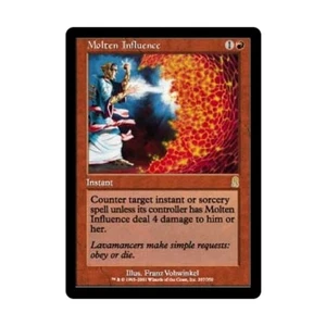 WOTC MtG Odyssey Molten Influence (R) (Foil) NM- - Picture 1 of 1