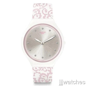 New Swatch Skin SKINDENTELLE Pink Ultra-Thin Silicone Women Watch SVOW102 $120 - Picture 1 of 5