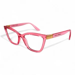 Dolce & Gabbana DG5076 3097 Rosa Kristall Cat Eye 53-17 140 Brille NUR GESTELL - Bild 1 von 15