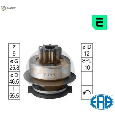 FREEWHEEL GEAR STARTER ZN0799 FOR RENAULT 11 ENCORE SUPER/5 SPORT/SPIDER 19/� - Image 1 of 4