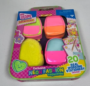 Real Littles Backpack Neon Fashion Collection 4pk (Read Description) - Picture 1 of 5