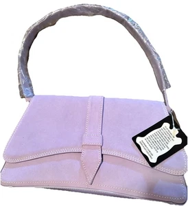 Borsa a tracolla vintage Suzanne Somers lavanda nuova con etichetta - Foto 1 di 8