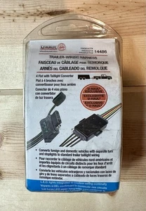 U-Haul Trailer-Wiring Harness Model #14486 4 Flat with Taillight Converter - Picture 1 of 5