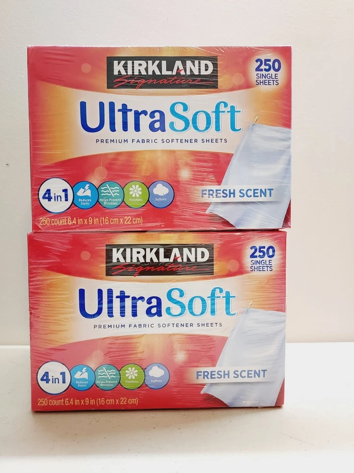 Hojas secadoras Kirkland ultra suaves aroma fresco 2 cajas de 250 por caja Foto 1 de 1
