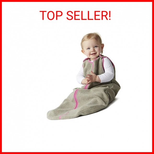 Baby Deedee Nido de Dormir Polar Bebé Saco de Dormir, Moca Rosa Caliente, 18-36 Meses Foto 1 de 2