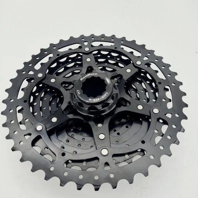 Кассета SunRace MS3 - 10 скоростей, 11-42t, черная, для задней ступицы Shimano Gravel MTB - Изображение 1 из 4